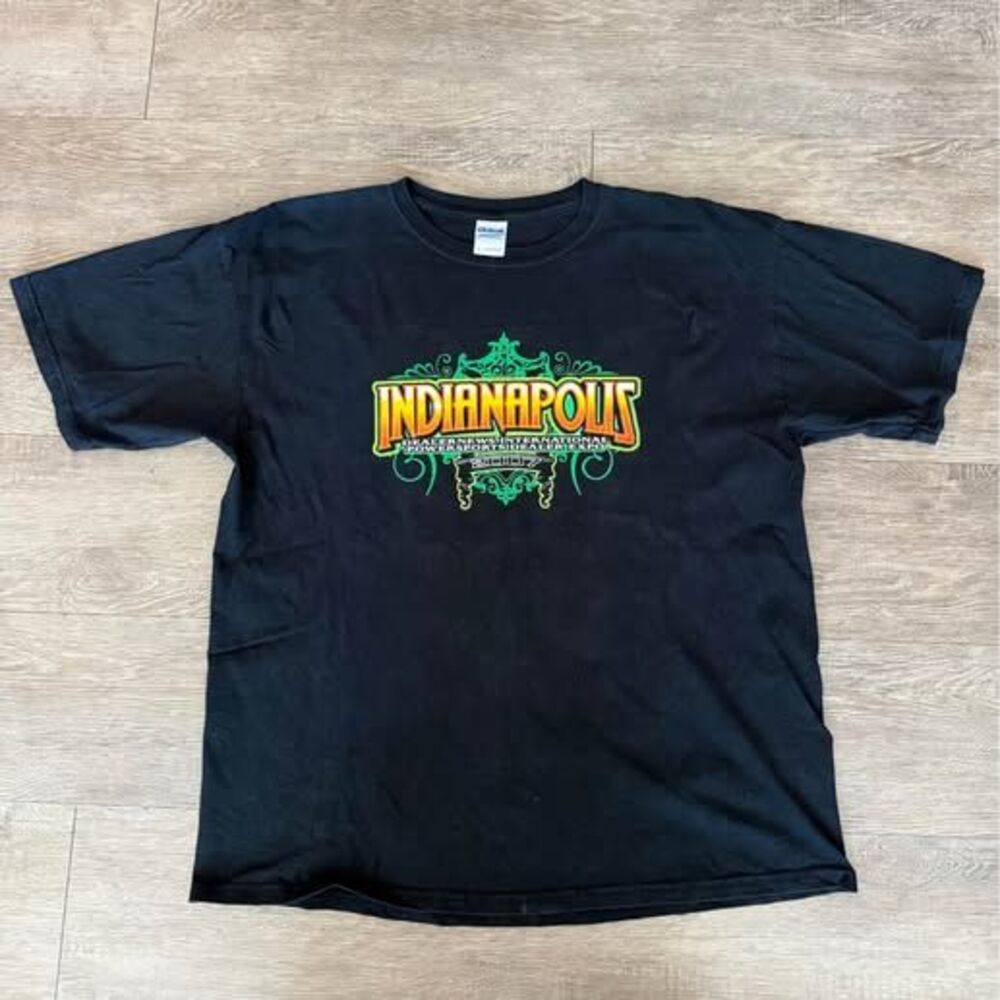 Vintage 2007 Indianapolis Dealer Expo Powersports Graphic Tee Shirt XL Gildan